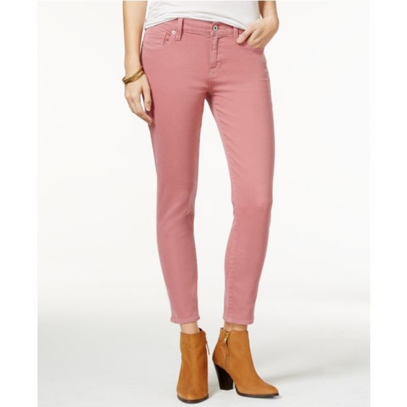 Lucky Brand Denim - Lucky Brand Pink Brooke Ankle Skinny
